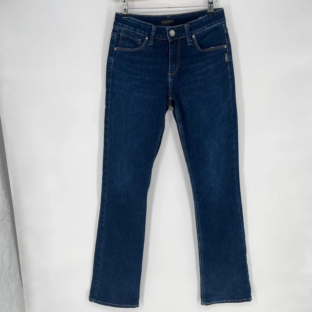Silver Jeans Avery Slim Boot Jeans Women 28x33 Tall Wash Stretch Y2K‎ Bootcut
